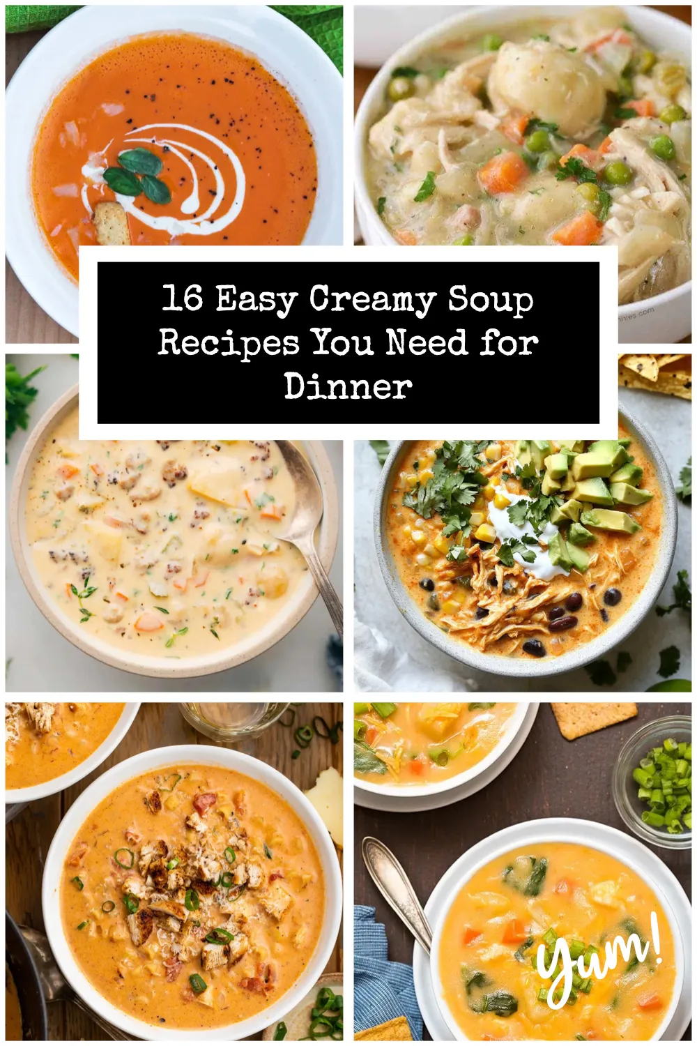 From creamy chicken soups to veggie-packed favorites, this creamy soup roundup has something for everyone.
#ComfortCooking #CreamySoups #FamilyDinner #EasyRecipes