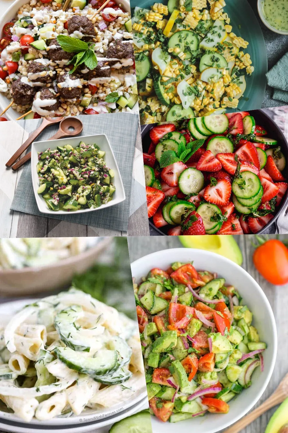 These cucumber salads are crisp, refreshing, and perfect for warm days. From creamy dill to bright citrus and fresh herb blends, there’s a salad for every meal. 🥒 #cucumbersalad #summerrecipes #freshsides