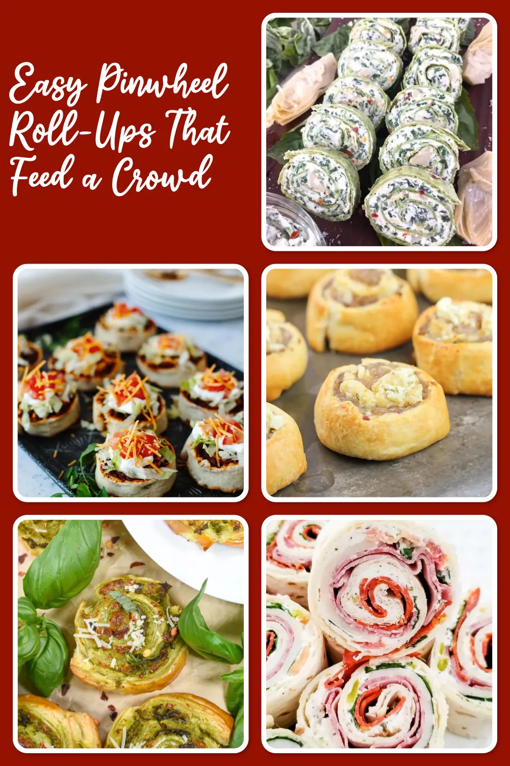 From puff pastry pinwheels to tortilla roll-ups, these pinwheel appetizers are quick, flexible, and great for feeding a crowd.
#EasyEntertaining #PinwheelRollUps #PartyFoodIdeas #QuickRecipes
