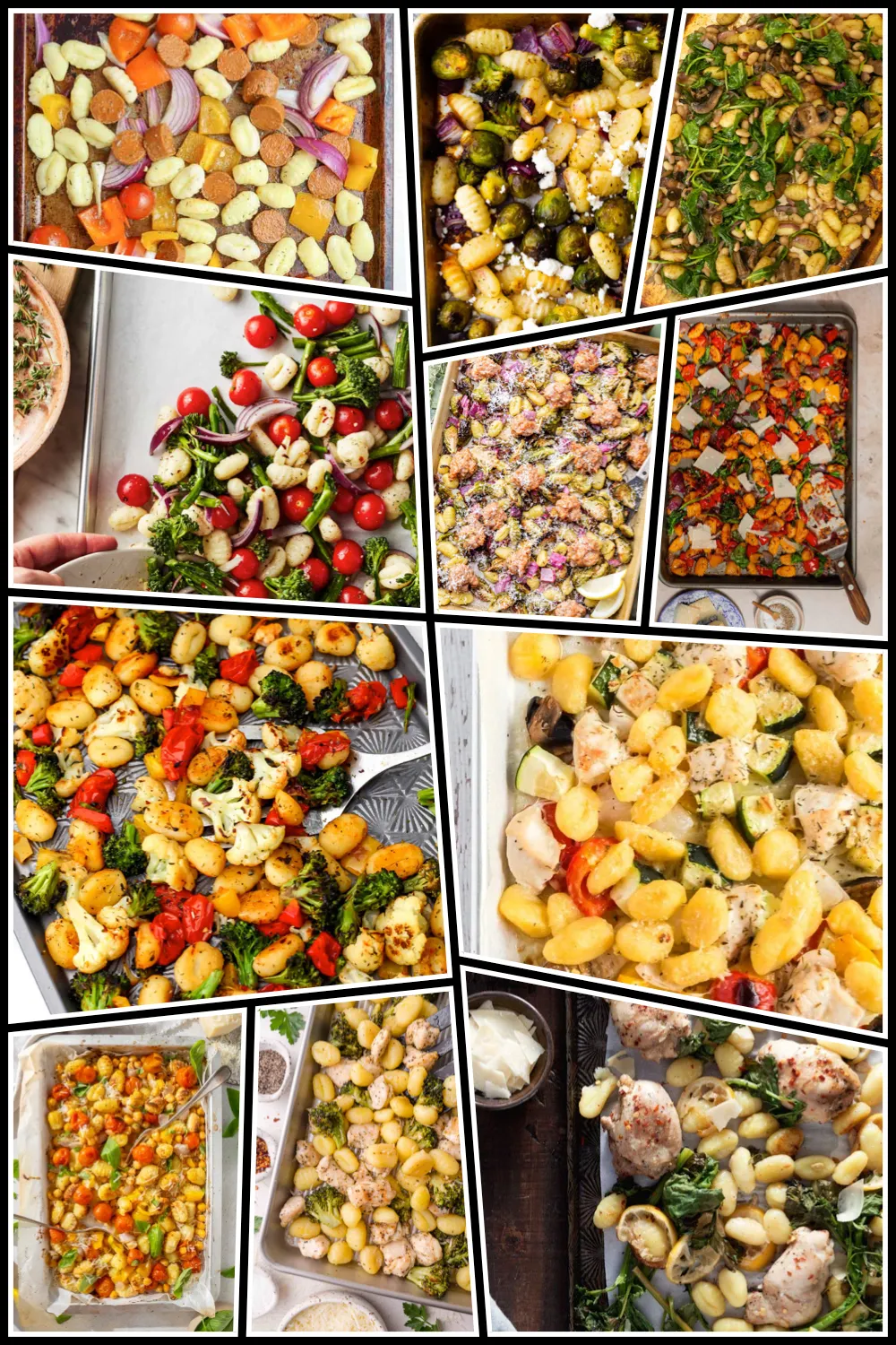 These sheet pan gnocchi dinners are crispy on the outside, soft on the inside, and made on one pan 🍽️ Easy weeknight meals with minimal prep and cleanup. #SheetPanGnocchi #EasyWeeknightDinners #OnePanMeals #GnocchiRecipes