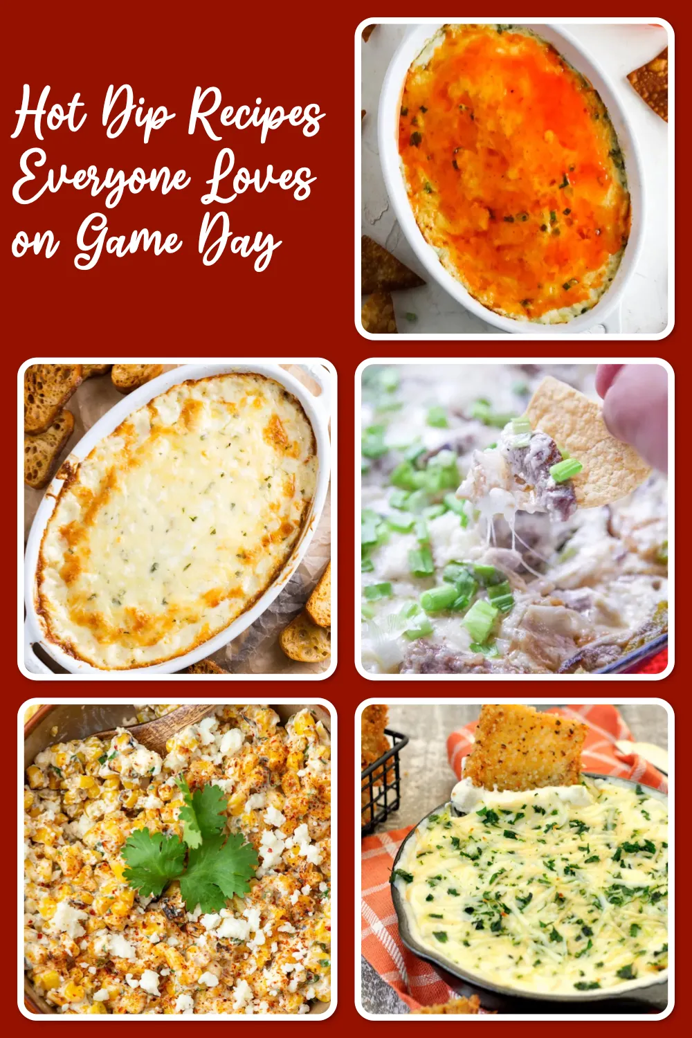 From game day to holidays, these hot dip recipes are easy to make and always a hit. Serve with chips, bread, or veggies.
#PartyAppetizers #HotDipsForParties #EasyDips #CrowdFood