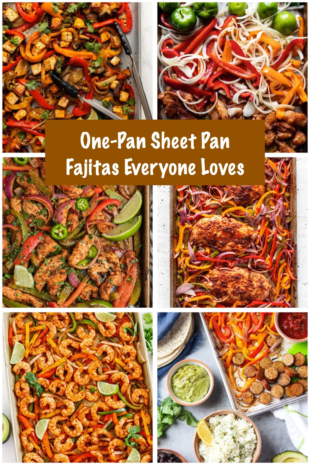 From chicken and steak to shrimp and vegan options, these sheet pan fajitas are bold, colorful, and ready in about 30 minutes.
#SheetPanDinner #FajitaRecipes #EasyMeals #DinnerIdeas