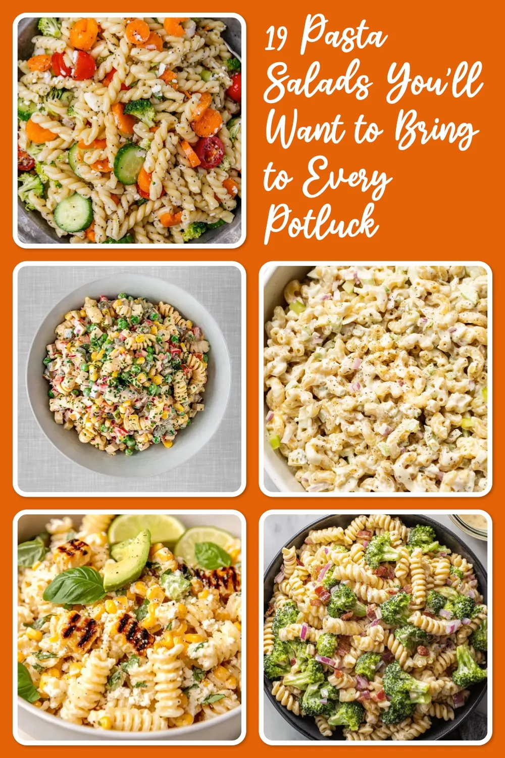 From creamy classics to bright, veggie-packed bowls, these pasta salads are great for any summer table. 🍝 #bbqside #summerfood #familymeals