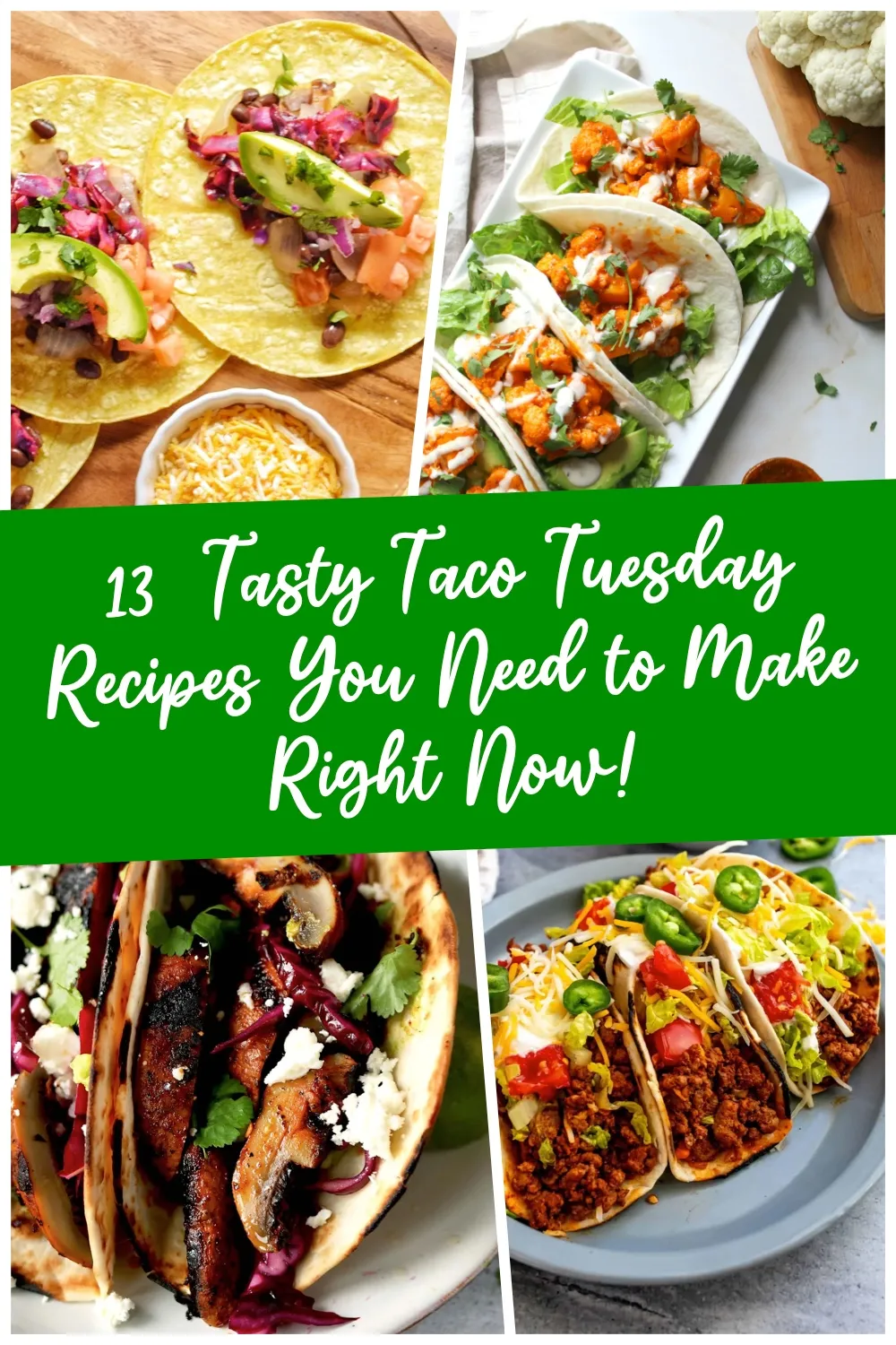 Taco Tuesday just got a serious glow-up! These 13 tasty taco recipes are quick, flavorful, and totally crave-worthy. Whether you're into classic beef, spicy chicken, or veggie-packed fillings, there’s something here to spice up your week! 🌮💃 #TacoTuesday #DinnerInspo