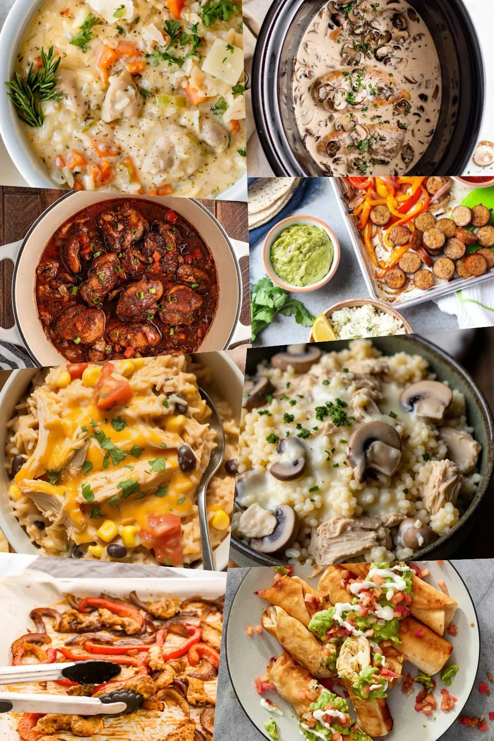 From creamy casseroles to bold, spice-filled chicken dishes, these chicken and rice recipes are made for simple, comforting dinners. #homecooking #easymeals #dinnerinspo