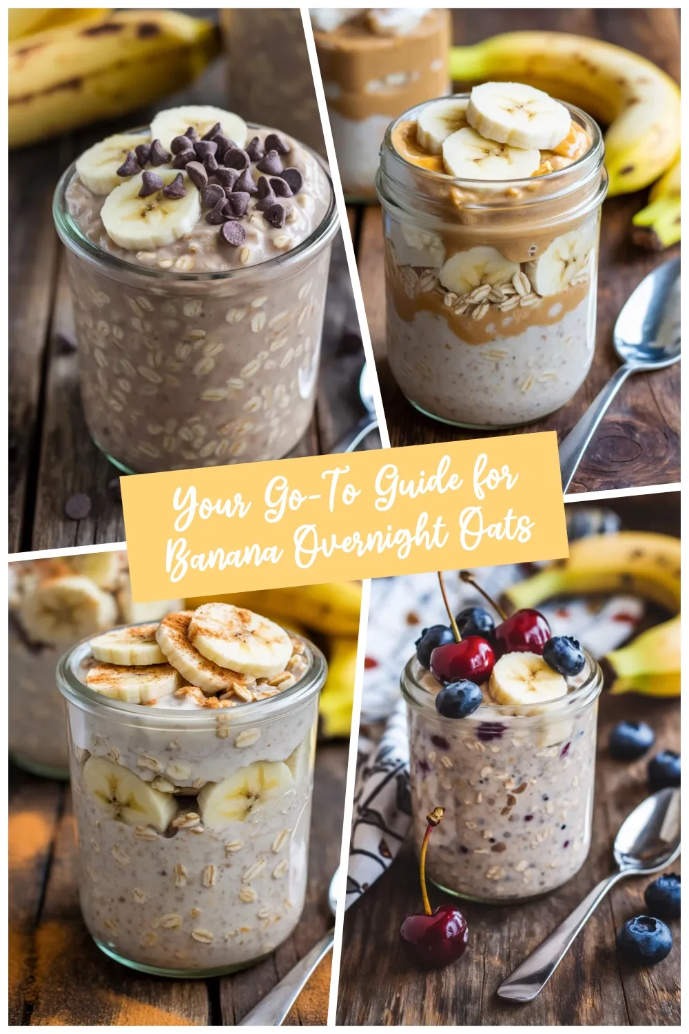 Make breakfast ahead with these banana overnight oats 🍌 Simple jars that stay fresh and filling all week.
#MealPrepBreakfast #OvernightOats #OatRecipes #EasyFood