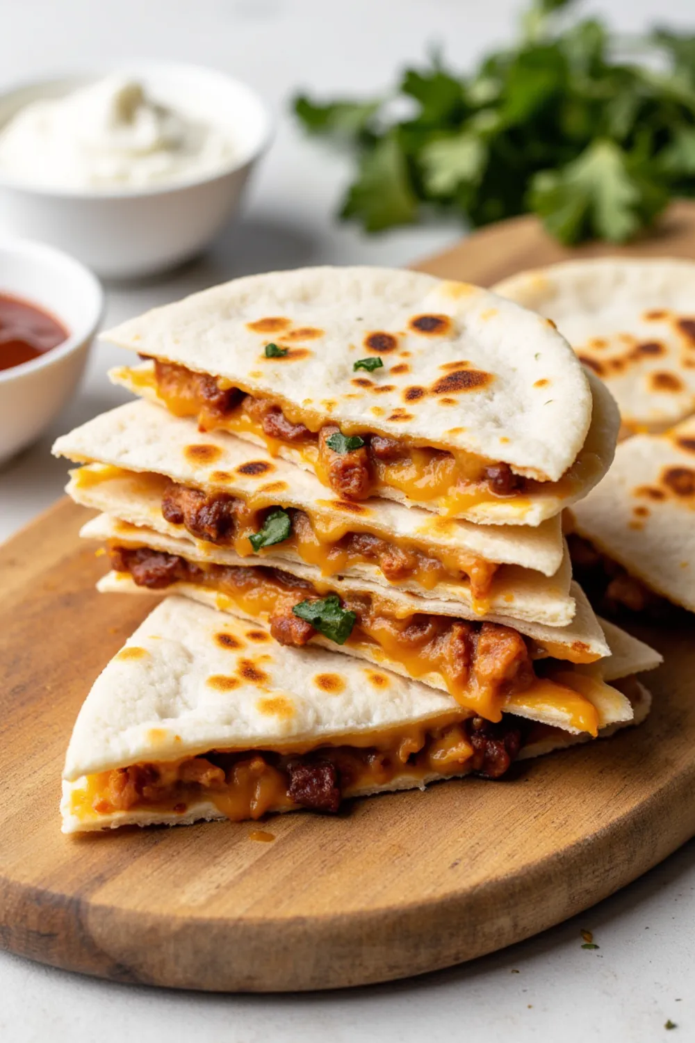 🔥 Bbq Leftovers Recipes never tasted so good—these crispy, cheesy BBQ chicken quesadillas are a must-try!