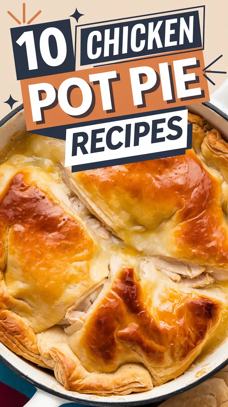 Few things are as cozy as a warm, creamy chicken pot pie. Whether you love the classic version with a flaky crust, a biscuit-topped casserole, or a fun twist like chicken pot pie soup, this list has something for every craving. We’re talking rich, creamy filling, buttery toppings, and all the comfort-food goodness you need on a chilly night. Grab your fork (or spoon!) and get ready for some serious comfort food!