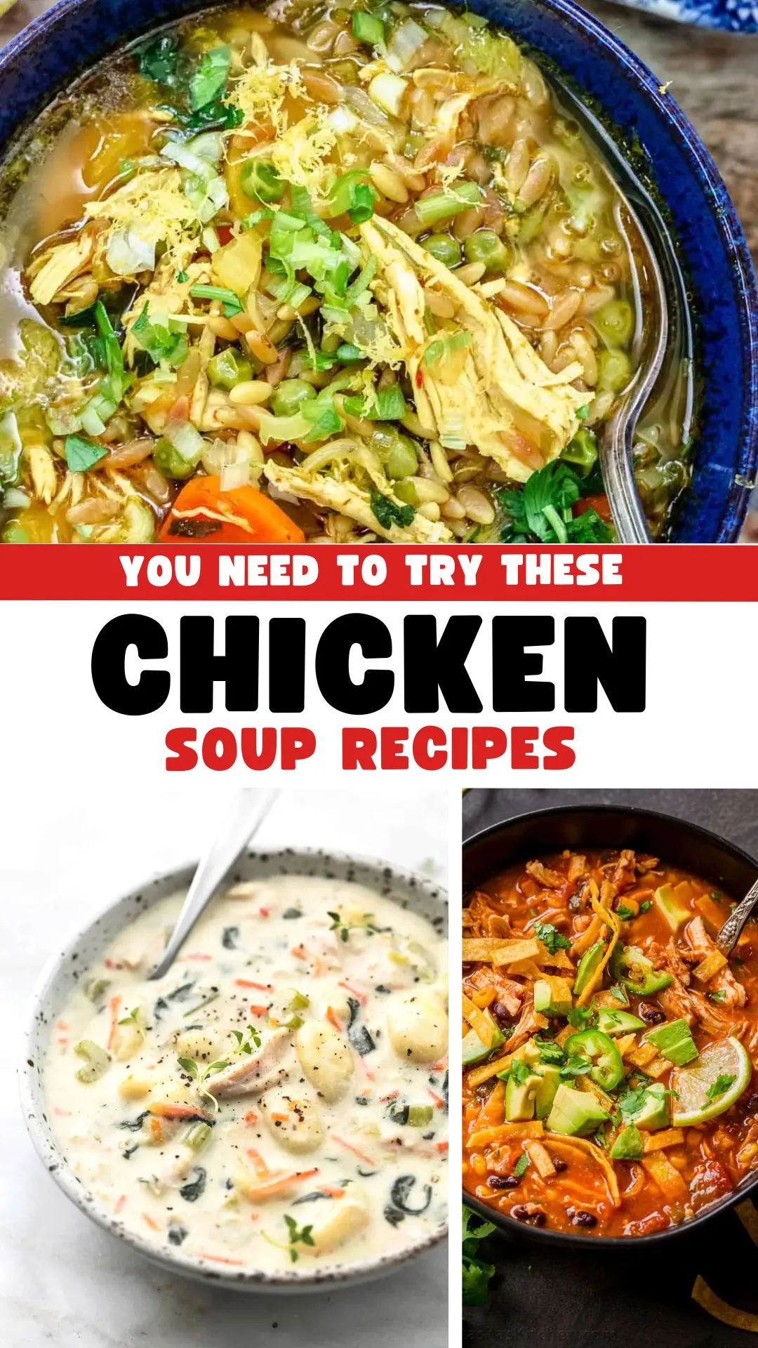 When the weather turns chilly (or you just need a hug in a bowl), chicken soup is always the answer! This list is packed with the best of the best—from the ultimate classic chicken noodle soup to creamy, dreamy favorites like chicken gnocchi and chicken pot pie soup. Whether you love a brothy, veggie-packed soup or a thick and cozy bowl, you’ll find a new favorite here. Let’s get cooking!