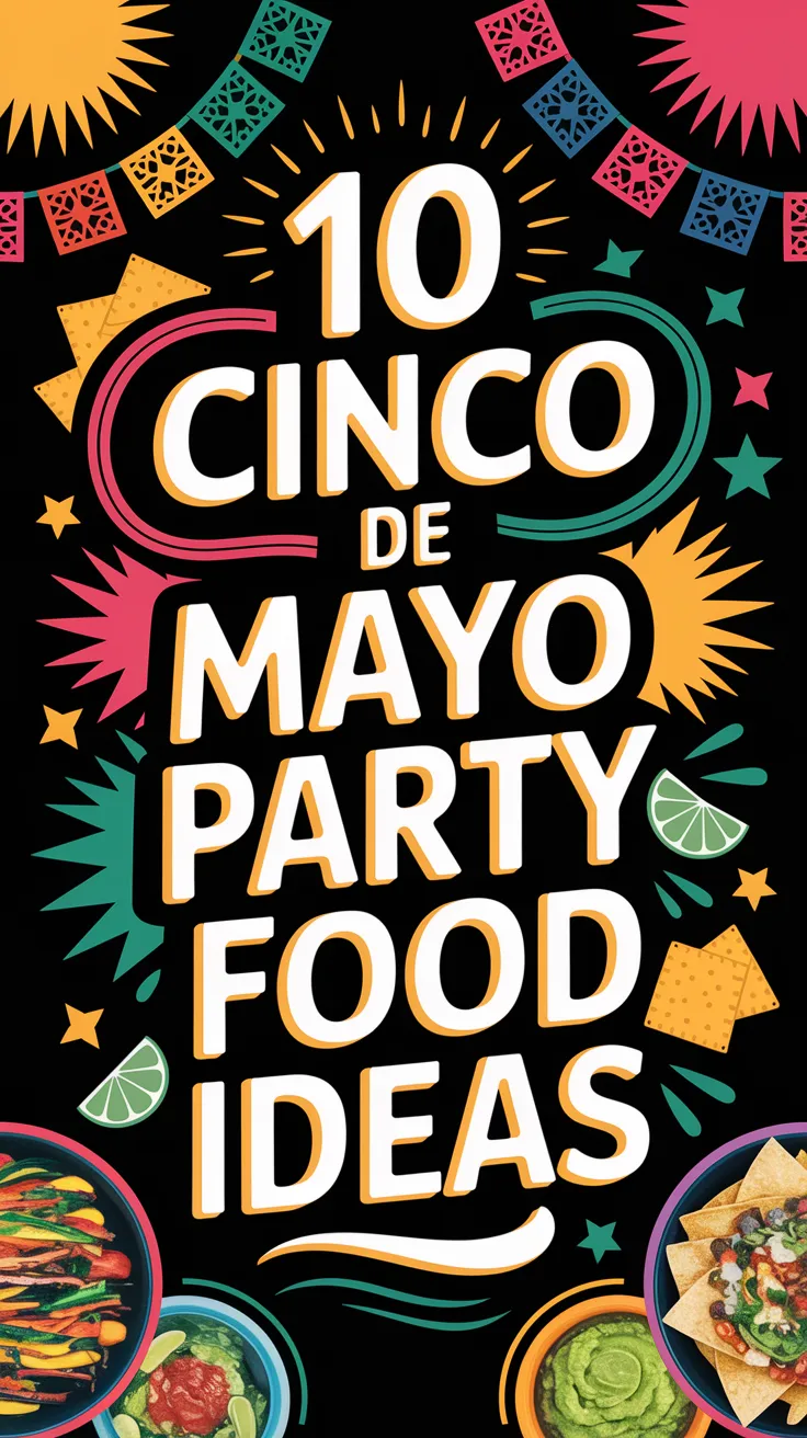 Bring the fiesta to your table with these delicious party food ideas! From zesty tacos to cheesy dips and irresistible Mexican desserts, these recipes will make your Cinco de Mayo celebration unforgettable. 🌶️🍹 #CincoDeMayo #PartyFood #MexicanFlavors #FiestaEats #TacoTuesday