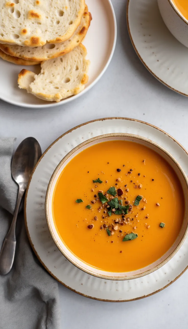 Sweet, smoky, and comforting—this crockpot soup works hot or cold and is packed with summer flavour. #crockpotsoup #mealplanning