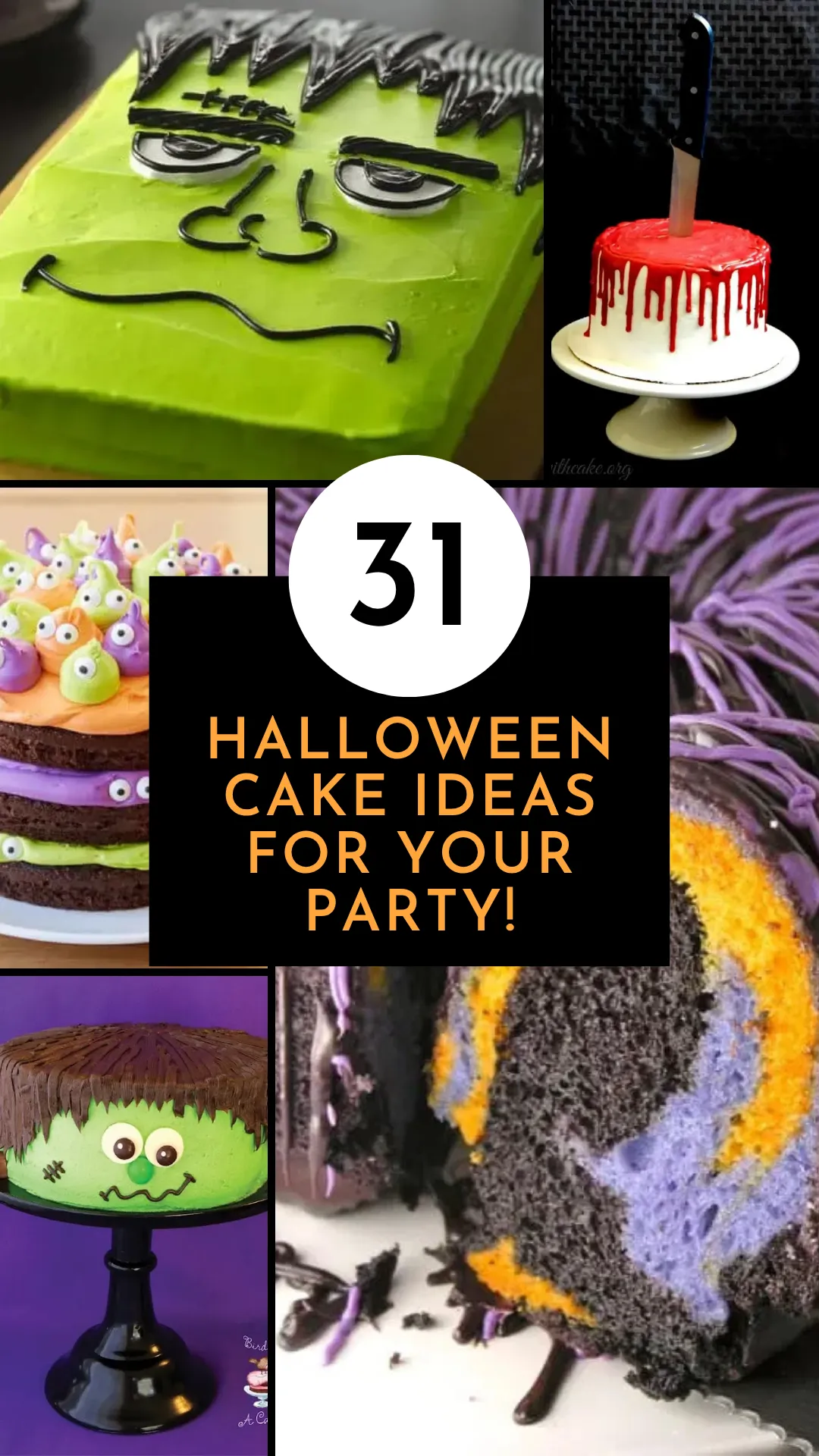 Looking for Halloween cakes that are creepy, cute, and totally delicious? This collection has everything from easy Bundt cakes to show-stopping themed creations! #HalloweenBaking #HalloweenCakes #SpookySweets