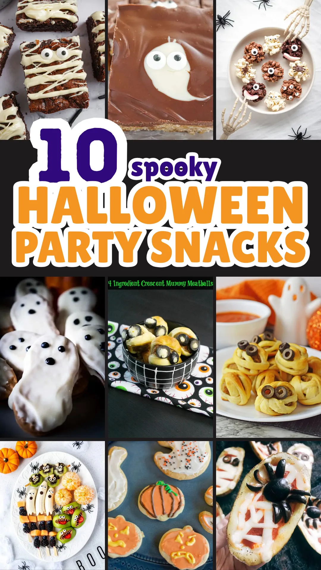 Throwing a Halloween bash? These Halloween snacks for party tables are spooky, fun, and totally crowd-pleasing—perfect for kids and grown-ups alike! 🎃🕷️ #HalloweenSnacks #HalloweenPartyIdeas #SpookySnacks