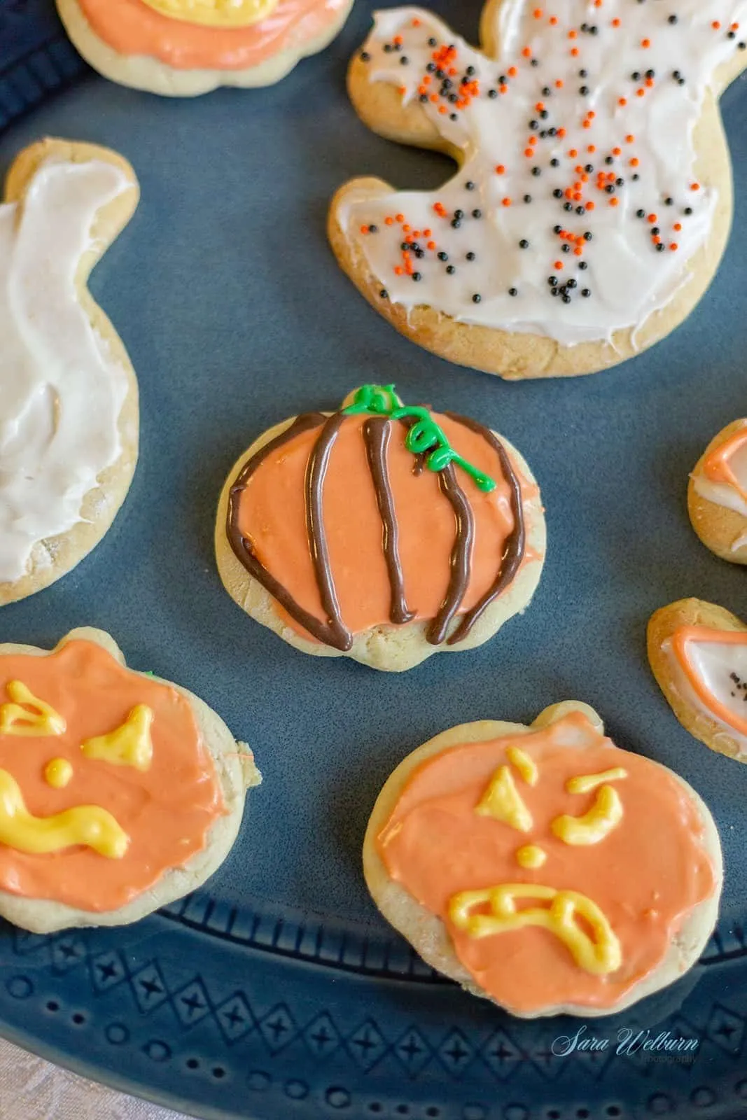These classic sugar cookies get a festive Halloween twist with vibrant cream cheese frosting and spooky shapes. They’re great for decorating with the kids and perfect for bake sales or treat trays.
