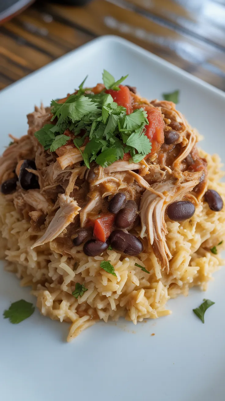 🌶️✨ Flavor-packed, juicy, and effortlessly easy! This Slow Cooker Mexican Shredded Chicken is a go-to recipe for burrito bowls, tacos, lettuce wraps, and more. Made with tender chicken thighs, fire-roasted tomatoes, smoky spices, and a squeeze of fresh lime—it's the perfect make-ahead meal for busy weeknights or meal prep. #SlowCookerChicken #MexicanShreddedChicken #EasyDinnerIdeas #MealPrepRecipes #BurritoBowl