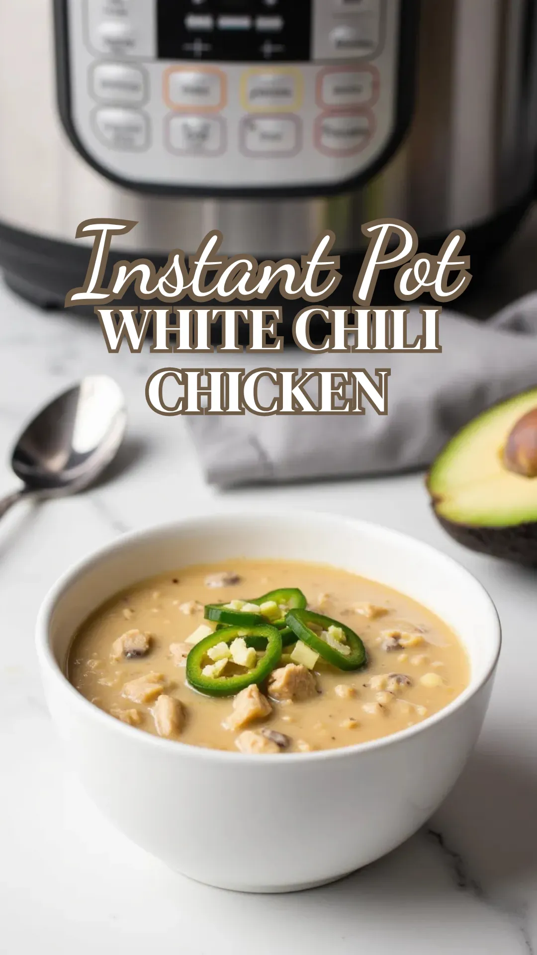 Fast, flavorful, and hands-off—this creamy white chili is an Instant Pot must-make.