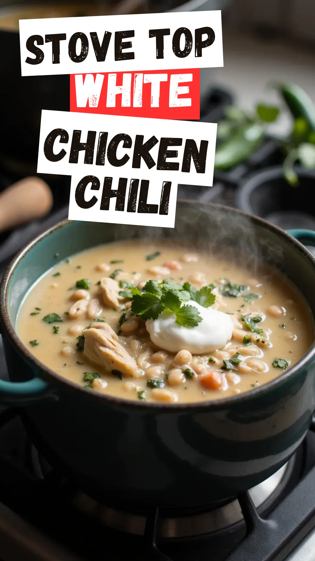 One pot, 30 minutes, endless comfort—this stovetop white chicken chili is your weeknight hero.