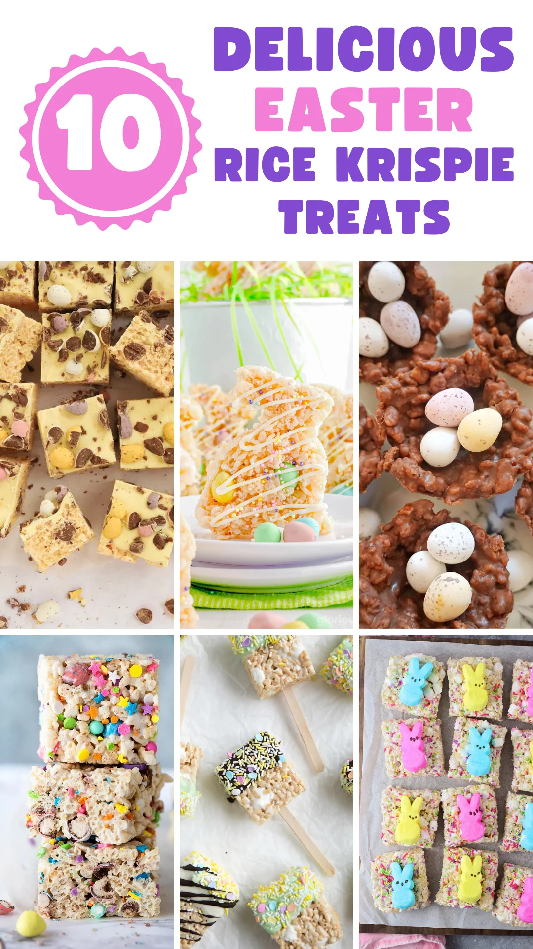 No-Bake Easter Rice Krispie Treats for a Simple and Sweet Holiday