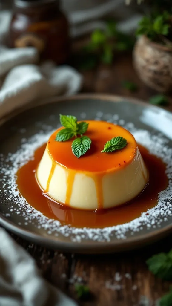 Mexican Flan with Caramel Drizzle