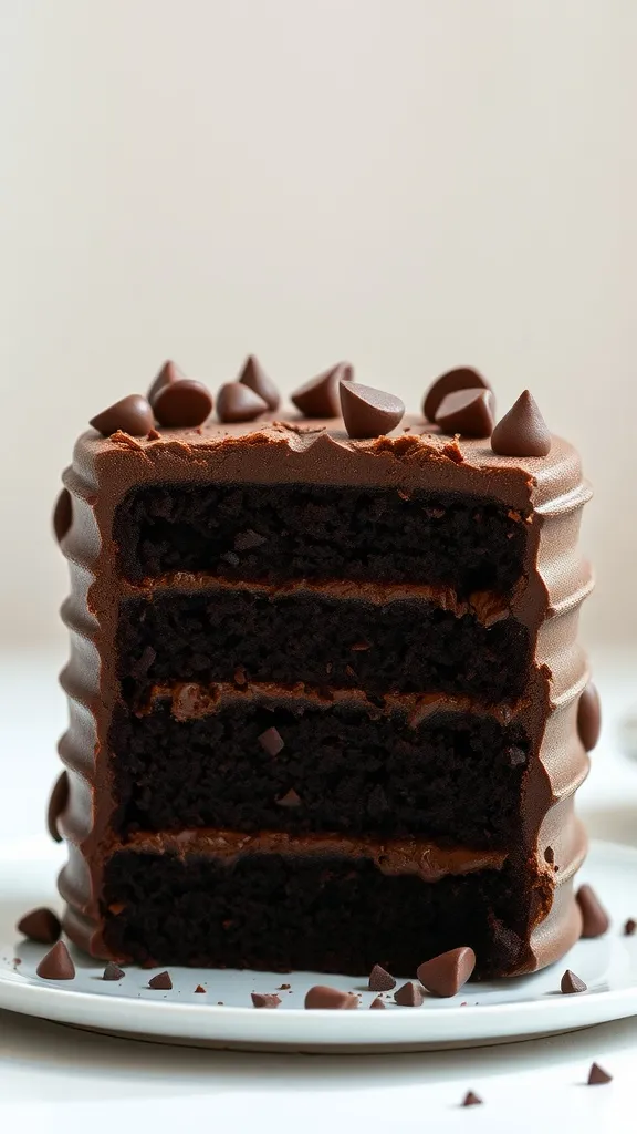 If you’ve ever seen Matilda, you probably remember that chocolate cake scene—the one that made every chocolate lover dream of a rich, ultra-fudgy, completely over-the-top dessert. This Matilda’s Chocolate Cake is just that—deep, dark, and incredibly moist, layered with a smooth, silky chocolate frosting. If you love chocolate, this is the cake for you!