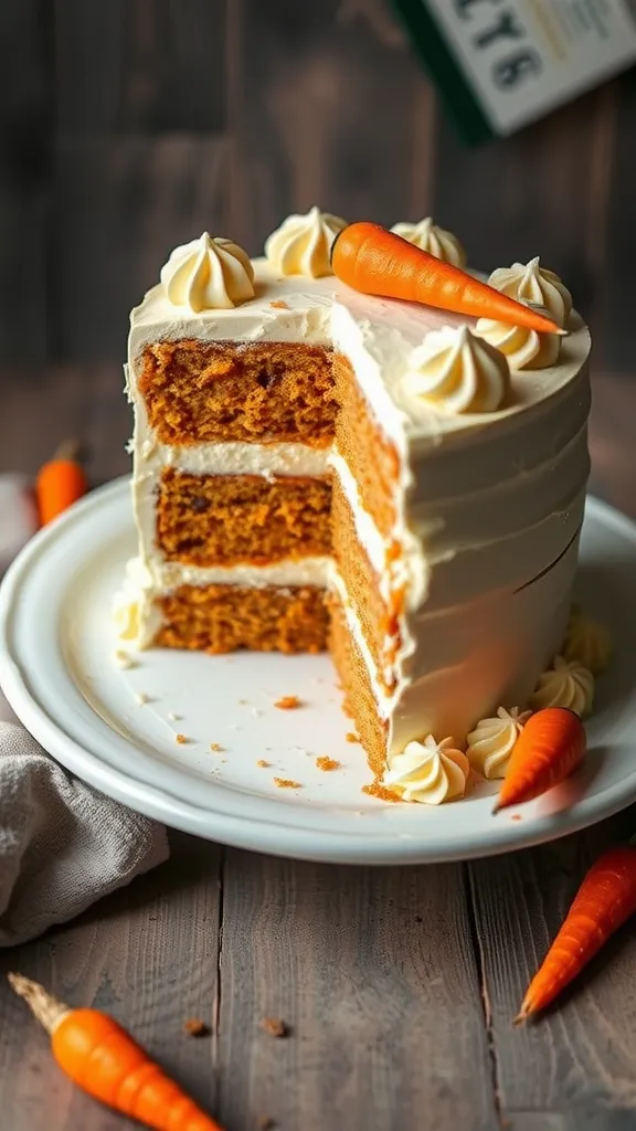 This Paleo Carrot Cake is moist, naturally sweetened, and packed with warm spices, shredded carrots, and crunchy nuts. Made with almond flour, it’s completely grain-free, dairy-free, and refined sugar-free—yet still tastes just as indulgent as the classic version! Topped with a creamy dairy-free frosting, this cake is perfect for birthdays, Easter, or anytime you’re craving a healthier treat.